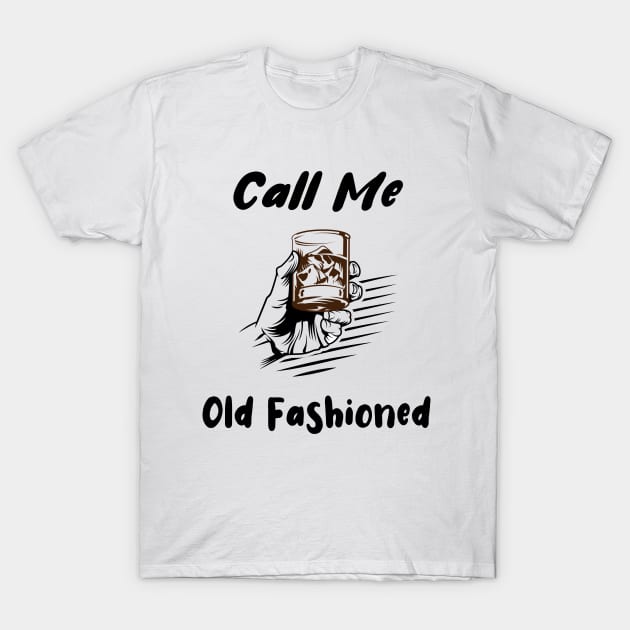 Call Me Old Fashioned Gin Vintage T-Shirt by rjstyle7